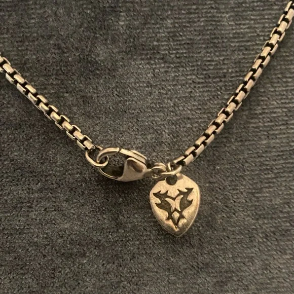 David Yurman Silver Chain Necklace - Picture 3 of 4